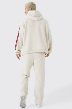 boohooMAN Straight Fit Tapestry Jogger | UK| Joggers