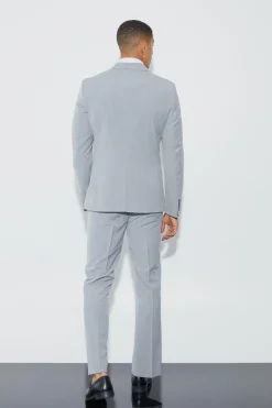 boohooMAN Straight Fit Trouser With Front Split Hem | UK| Suits & Tailoring