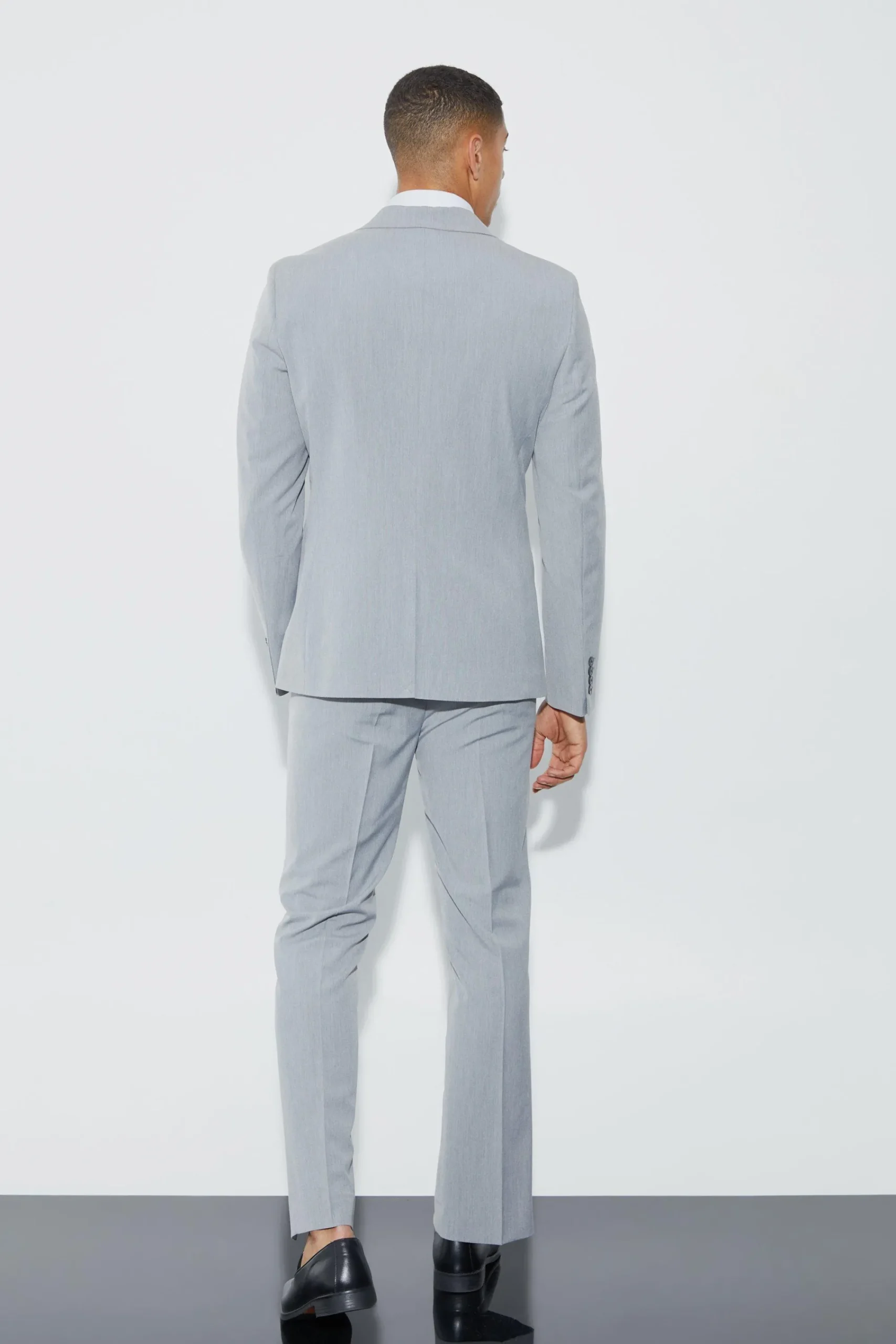 boohooMAN Straight Fit Trouser With Front Split Hem | UK| Suits & Tailoring