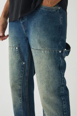 boohooMAN Straight Leg Carpenter Jeans | UK| Jeans