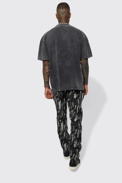 boohooMAN Straight Leg Fabric Interest Jeans | UK| Trousers|Jeans