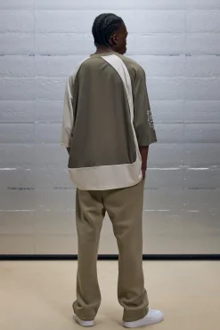 boohooMAN Straight Leg One Front Graphic Joggers | UK| Trousers|Joggers