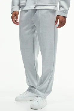 boohooMAN Straight Leg Pintuck Scuba Trouser | UK| Trousers|Sets & Co-Ords