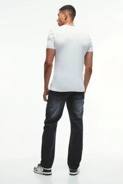 boohooMAN Straight Leg Rigid Subtle Ripped Jeans | UK| Trousers|Jeans