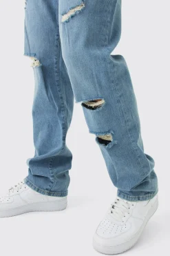 boohooMAN Straight Leg Ripped Jeans | UK| Trousers|Jeans