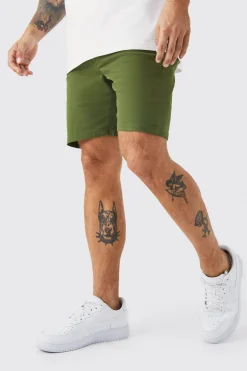 boohooMAN Stretch Skinny Fixed Waist Chino Short | UK| Shorts