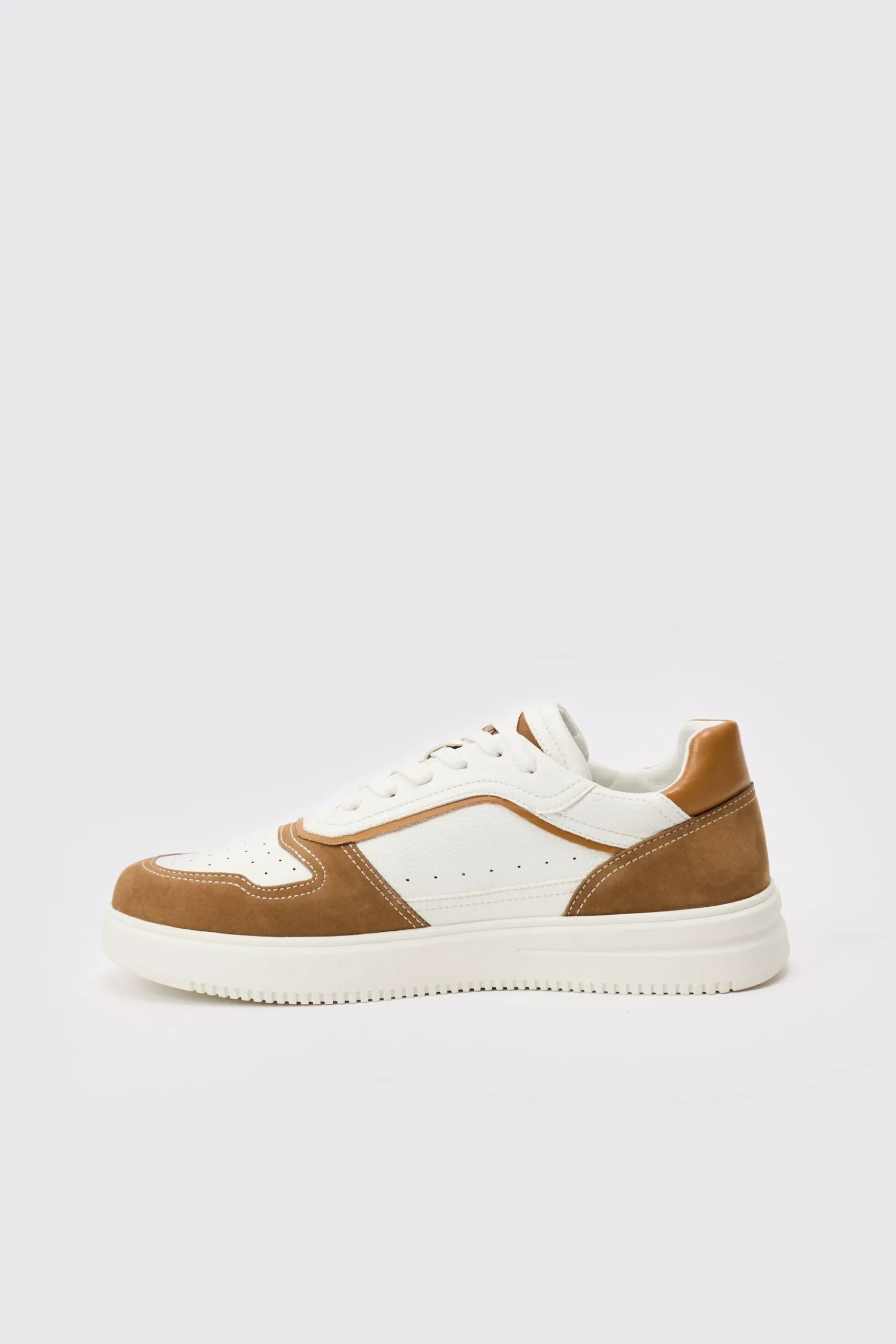 boohooMAN Suede Contrast Panel Trainer In | UK| Trainers & Hi-Tops
