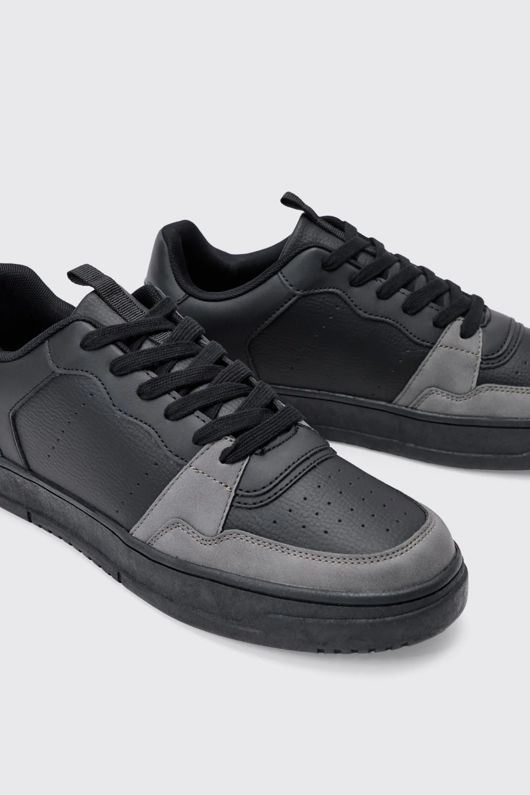 boohooMAN Suede Panel Chunky Trainer In | UK| Trainers & Hi-Tops