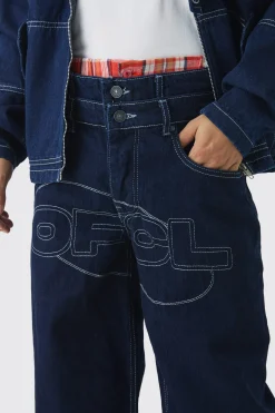 boohooMAN Super Baggy Rigid Boxer Double Waistband Jeans | UK| Trousers|Jeans