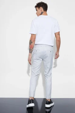 boohooMAN Super Skinny Check Smart Trouser | UK| Trousers