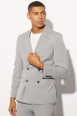 boohooMAN Super Skinny Double Breasted Suit Jacket | UK| Suits & Tailoring