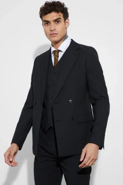 boohooMAN Super Skinny Double Breasted Suit Jacket | UK| Suits & Tailoring