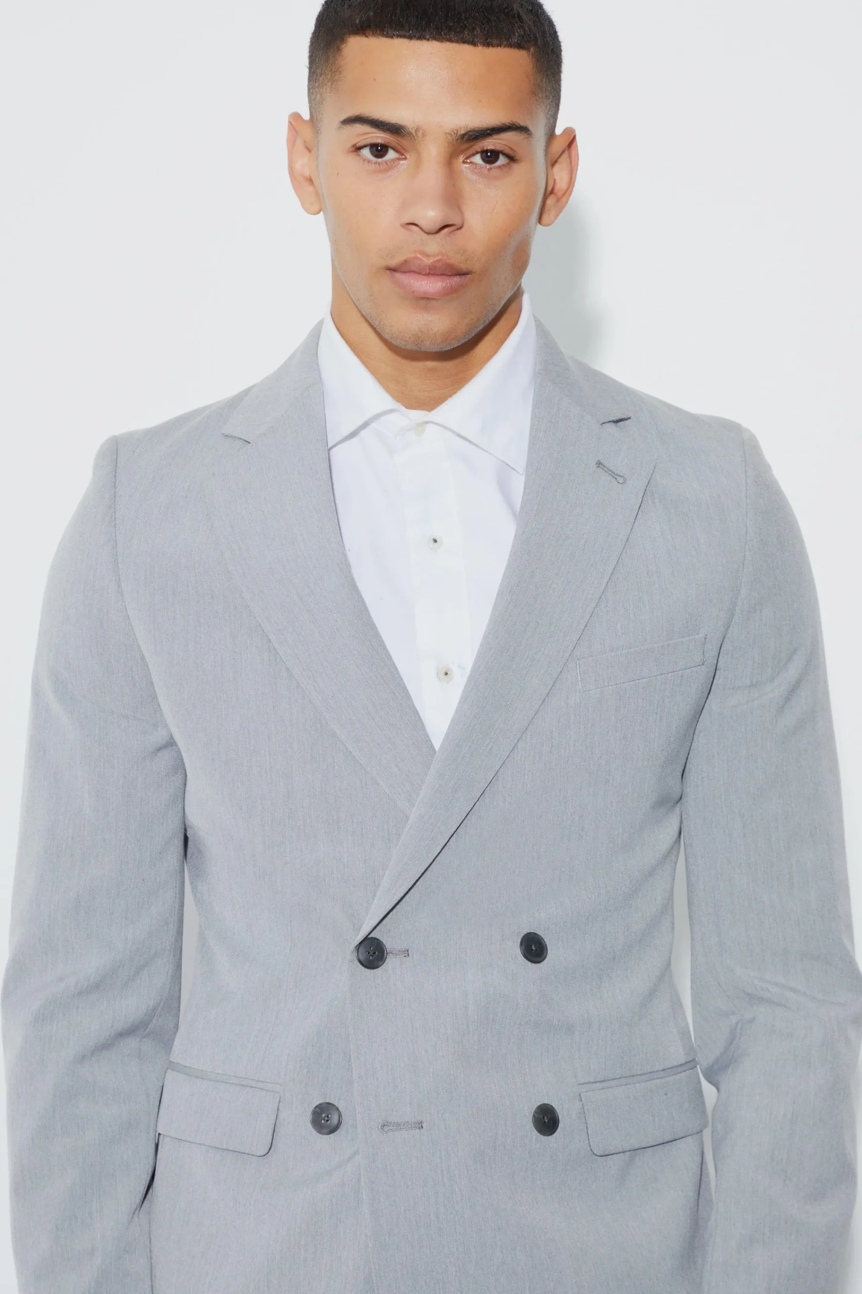 boohooMAN Super Skinny Double Breasted Suit Jacket | UK| Suits & Tailoring