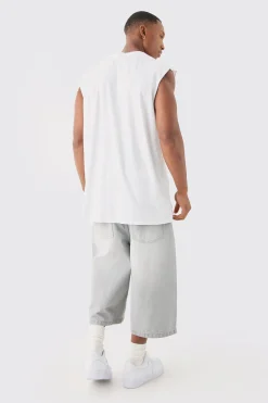 Superman Comic License Tank | UK^boohooMAN Online