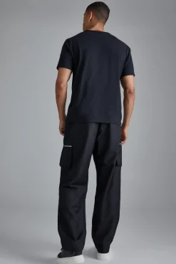 boohooMAN Tailored Cargo Zip Pocket Trousers | UK| Suits & Tailoring|Trousers