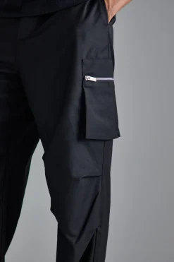 boohooMAN Tailored Cargo Zip Pocket Trousers | UK| Suits & Tailoring|Trousers