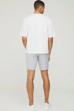 boohooMAN Tailored Marl Slim Fit Shorts | UK| Suits & Tailoring|Shorts
