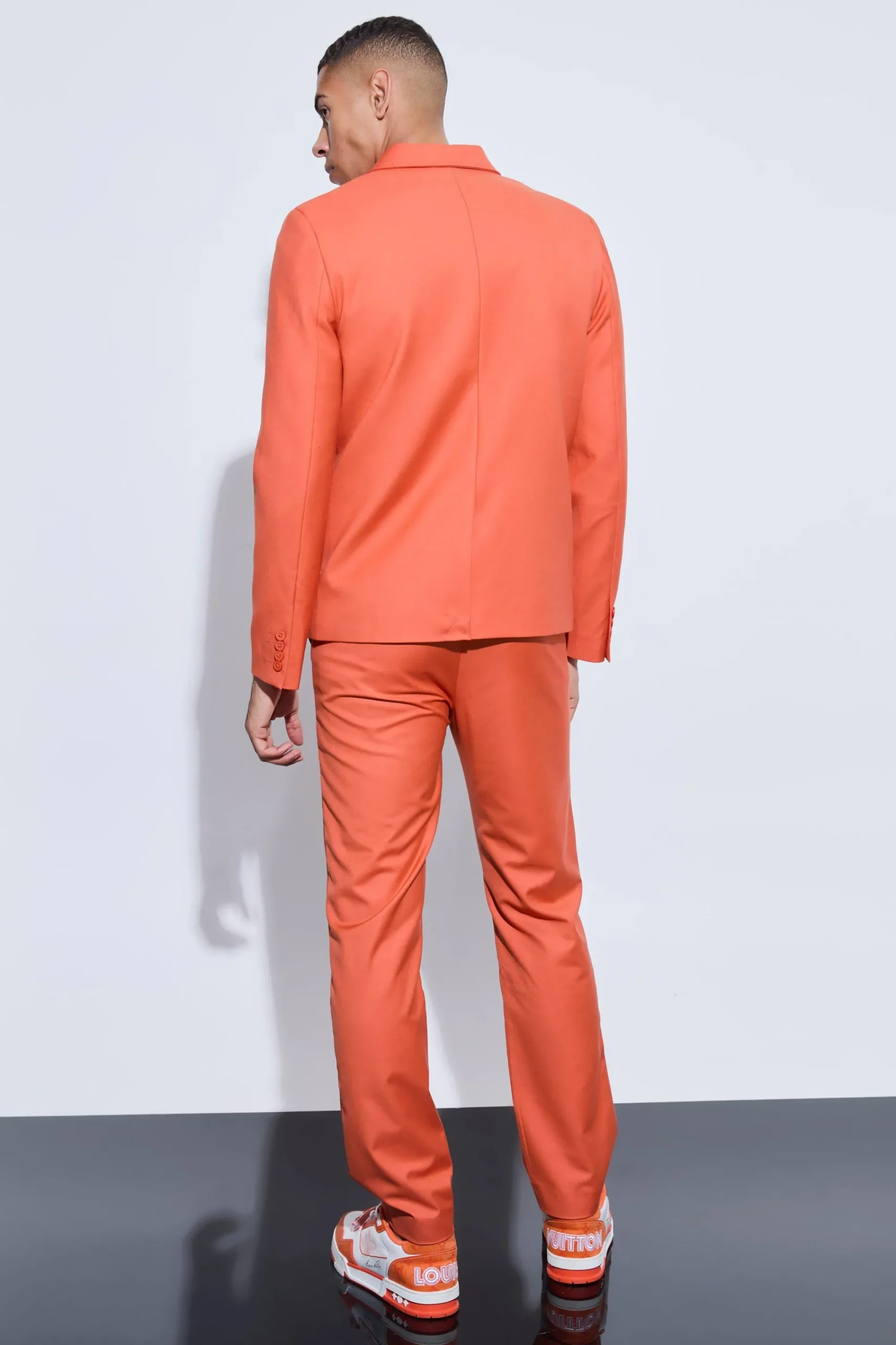 boohooMAN Tailored Overlay Detail Straight Leg Trousers | UK| Suits & Tailoring