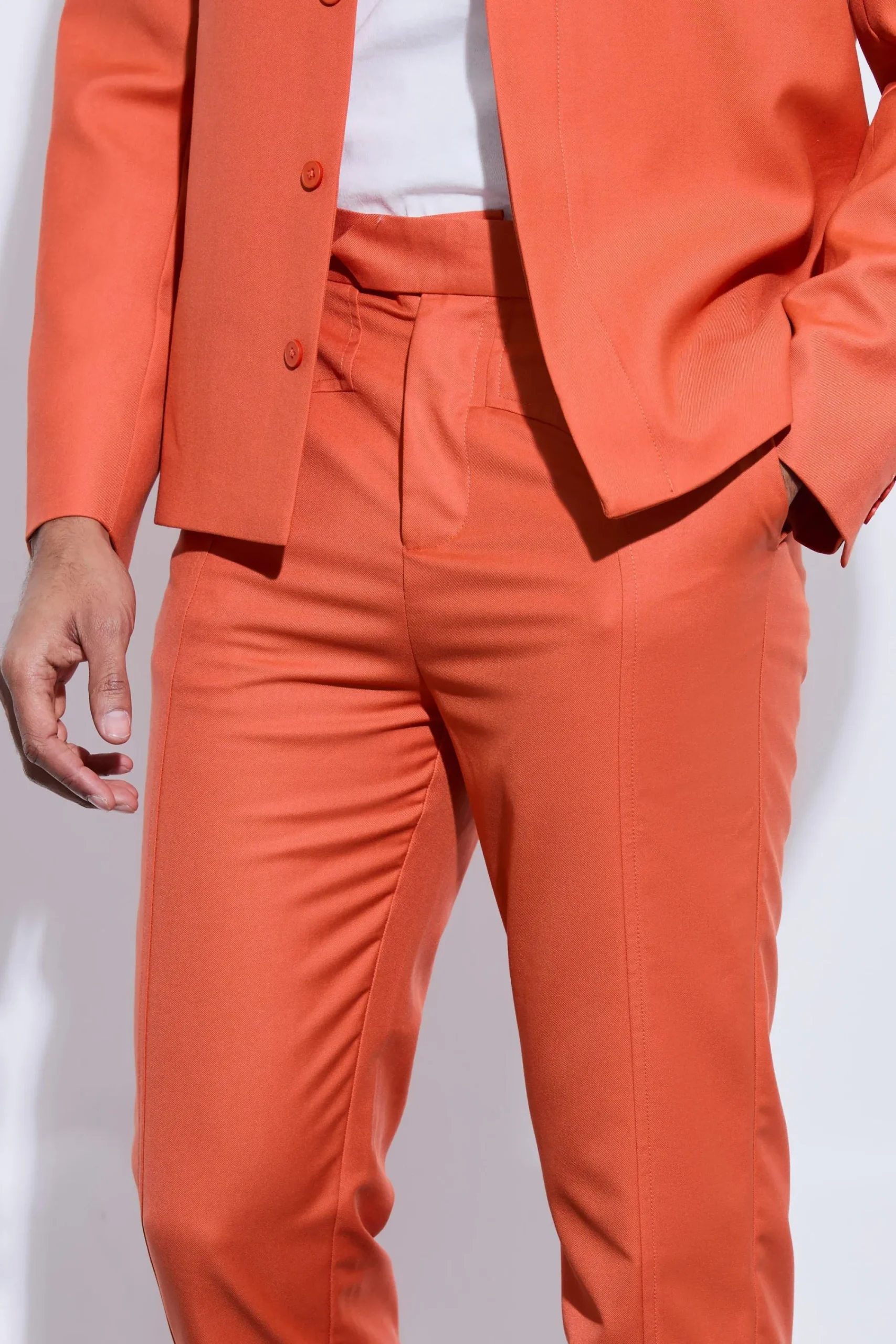 boohooMAN Tailored Overlay Detail Straight Leg Trousers | UK| Suits & Tailoring
