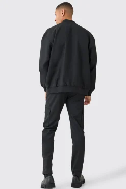 boohooMAN Tailored Oversized Bomber Jacket | UK| Suits & Tailoring
