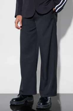 boohooMAN Tailored Pleat Front Wide Leg Trousers | UK| Suits & Tailoring|Trousers