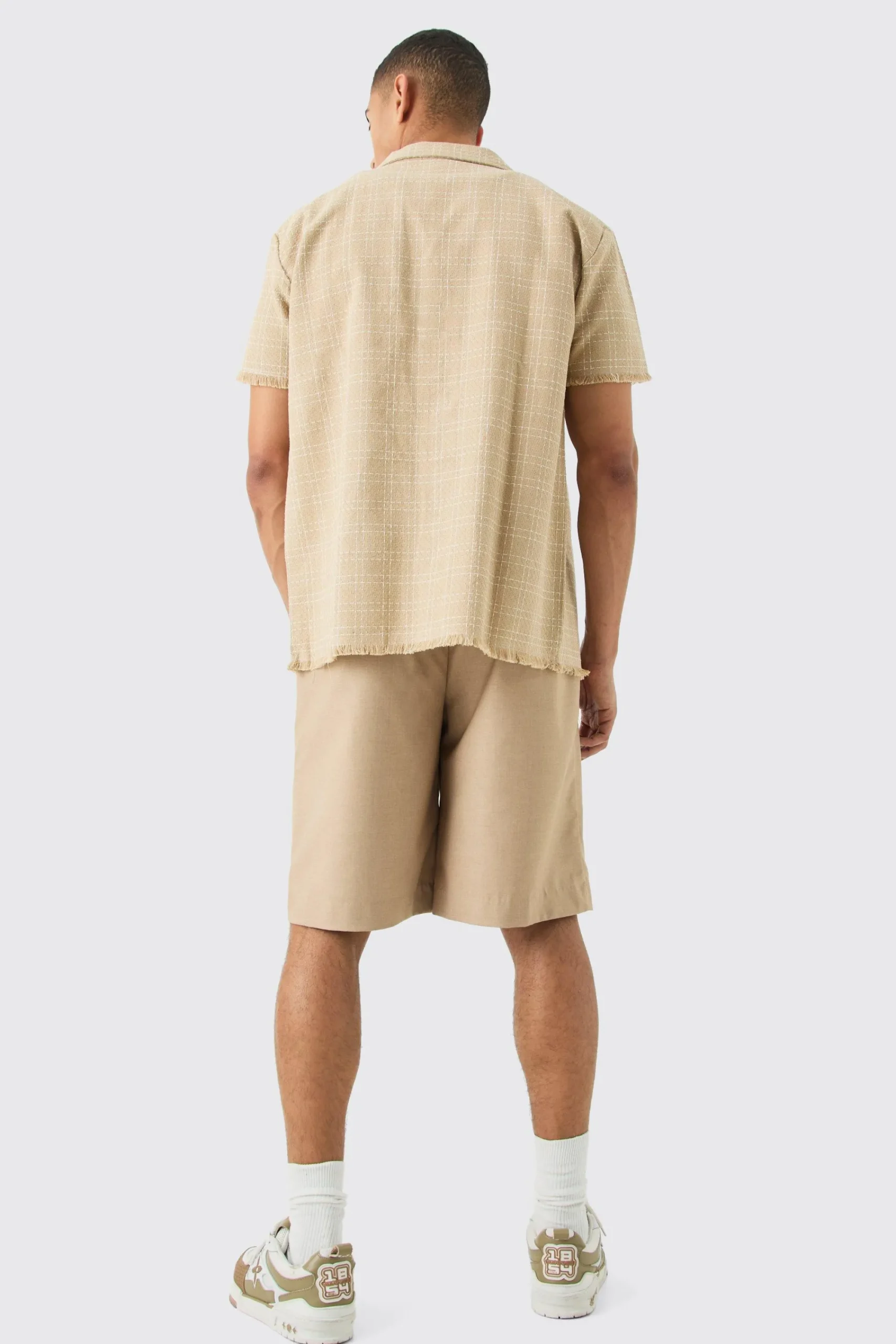 boohooMAN Tailored Pleated Front Jorts | UK| Suits & Tailoring|Shorts