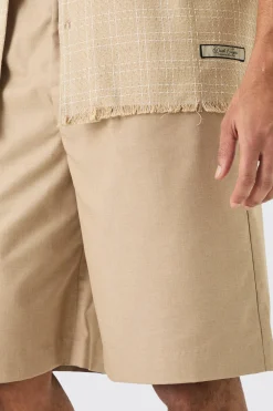 boohooMAN Tailored Pleated Front Jorts | UK| Suits & Tailoring|Shorts