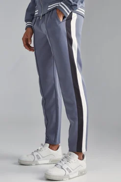 boohooMAN Tailored Varsity Trouser | UK| Trousers