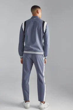 boohooMAN Tailored Varsity Trouser | UK| Trousers