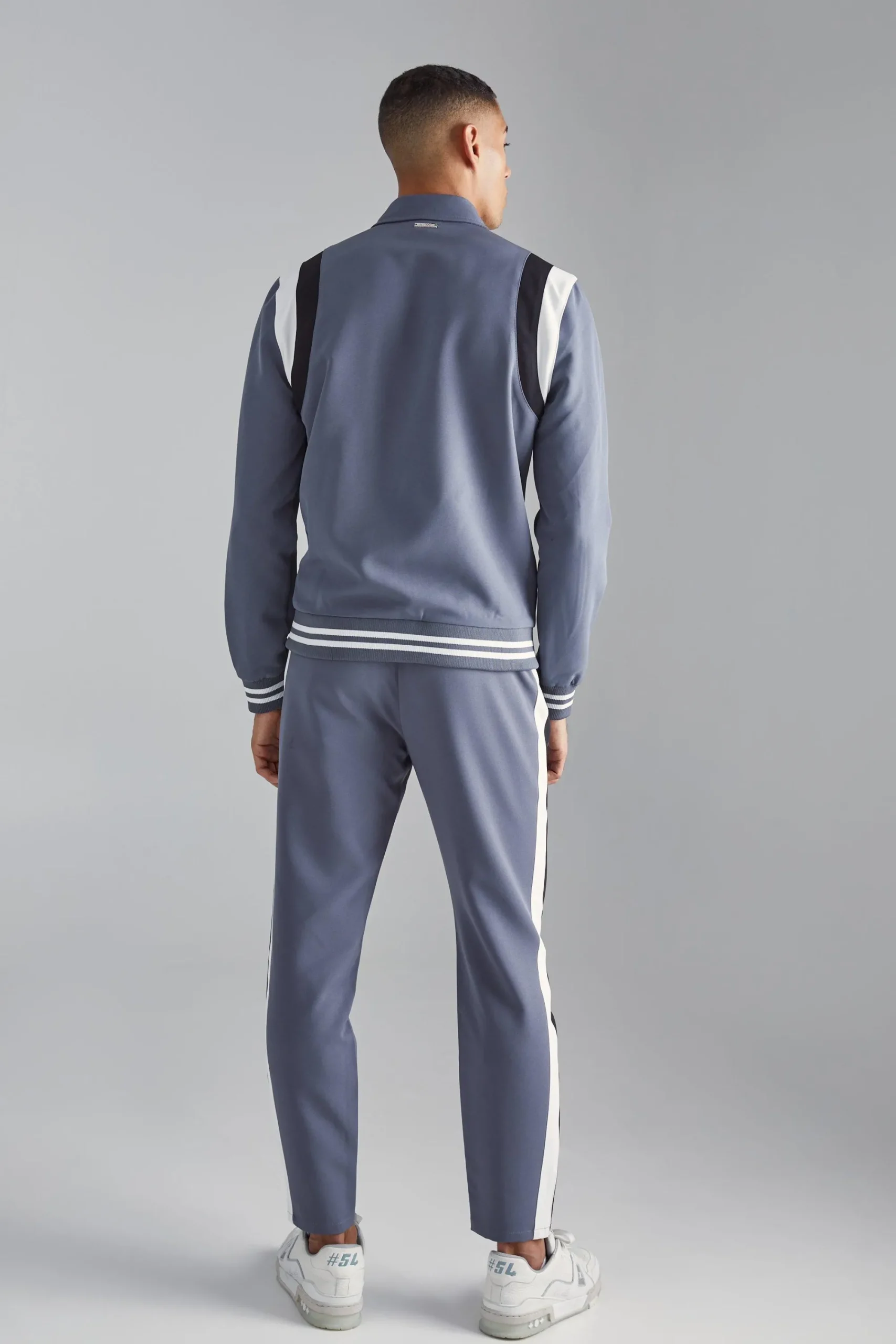 boohooMAN Tailored Varsity Trouser | UK| Trousers