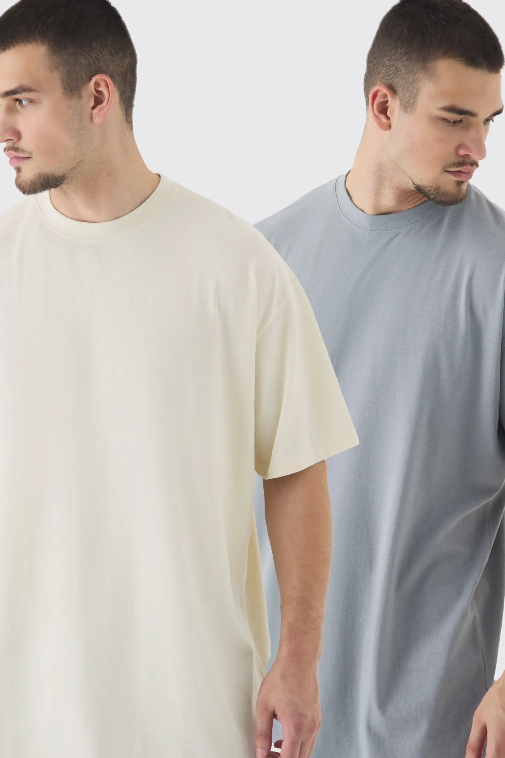 Tall 2 Pack Oversized T-shirt | UK^boohooMAN Outlet