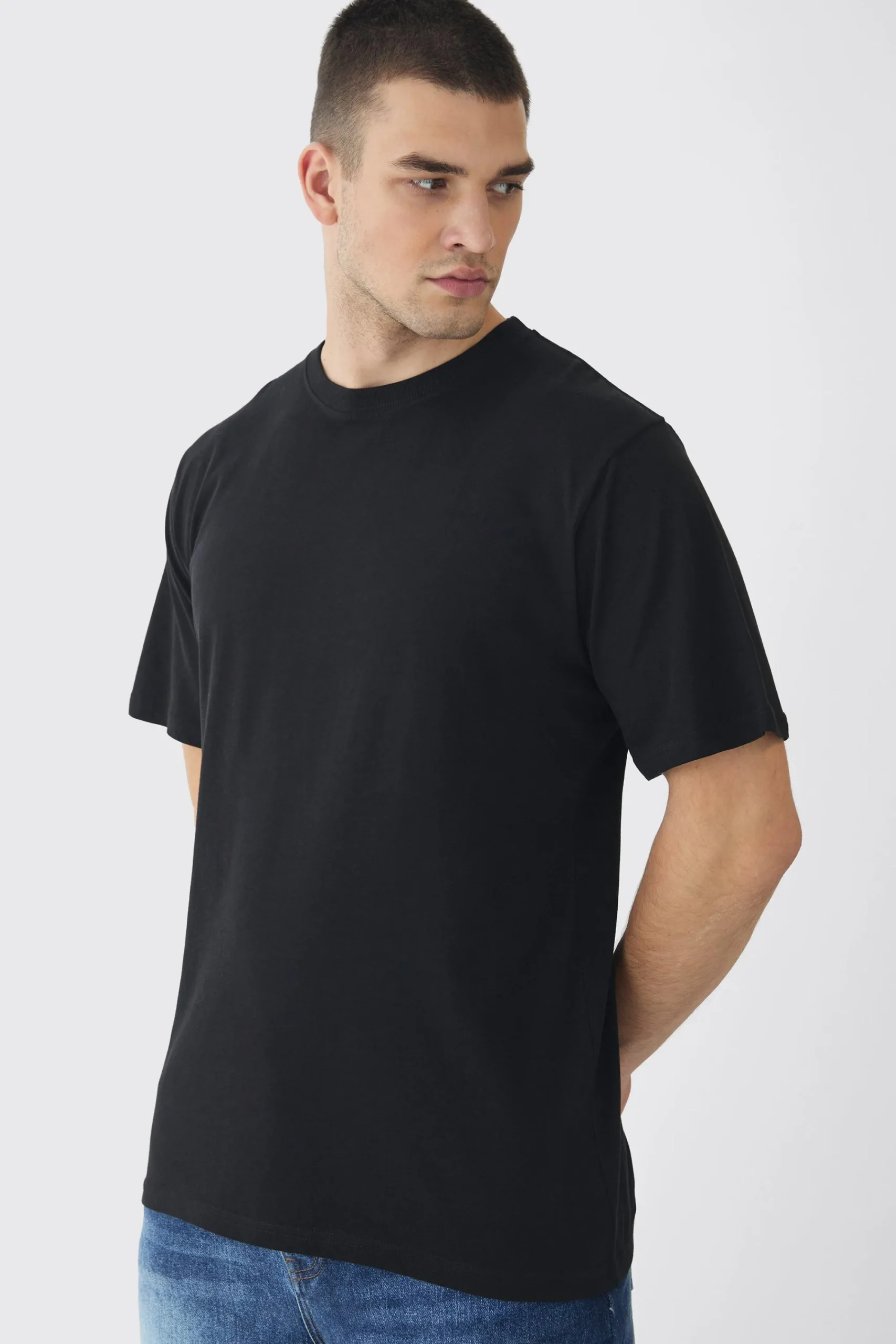 Tall Angel Wing Rhinestone Printed T-Shirt In | UK^boohooMAN