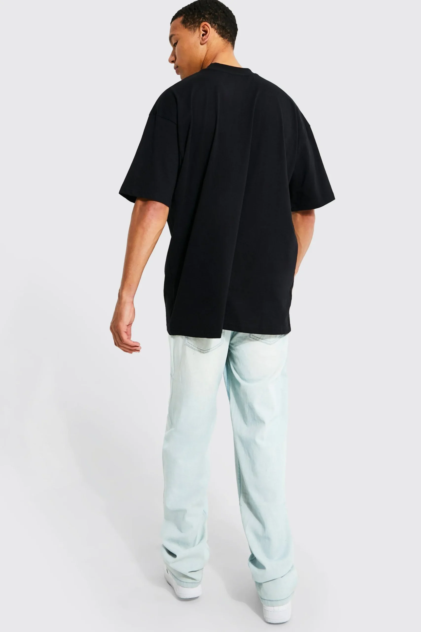 boohooMAN Tall Baggy Fit Rigid Denim Jean | UK| Trousers|Jeans