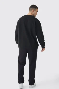 boohooMAN Tall Balaclava Graphic Oversized Sweatshirt | UK| Hoodies & Sweatshirts