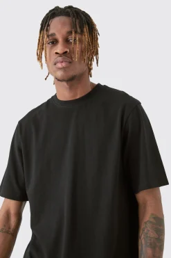 Tall Basic Longline Crew Neck T-shirt | UK^boohooMAN Discount