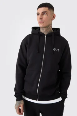 boohooMAN Tall Basic Man Dash Zip Through Hoodie In | UK| Hoodies & Sweatshirts