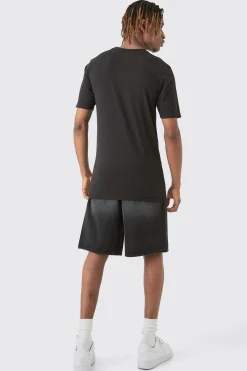 Tall Basic Muscle Fit T-shirt | UK^boohooMAN Outlet