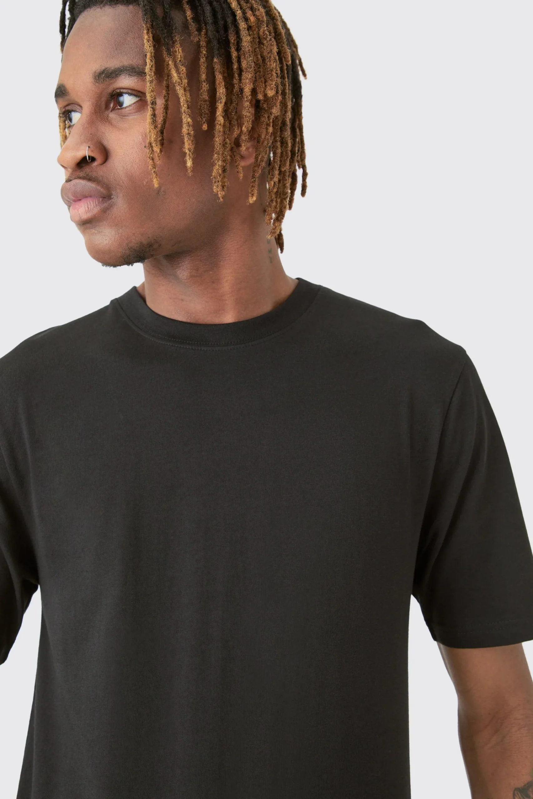 Tall Basic Muscle Fit T-shirt | UK^boohooMAN Outlet