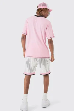 boohooMAN Tall Boxy Limited Basketball Tee & Short Set | UK| Tracksuits