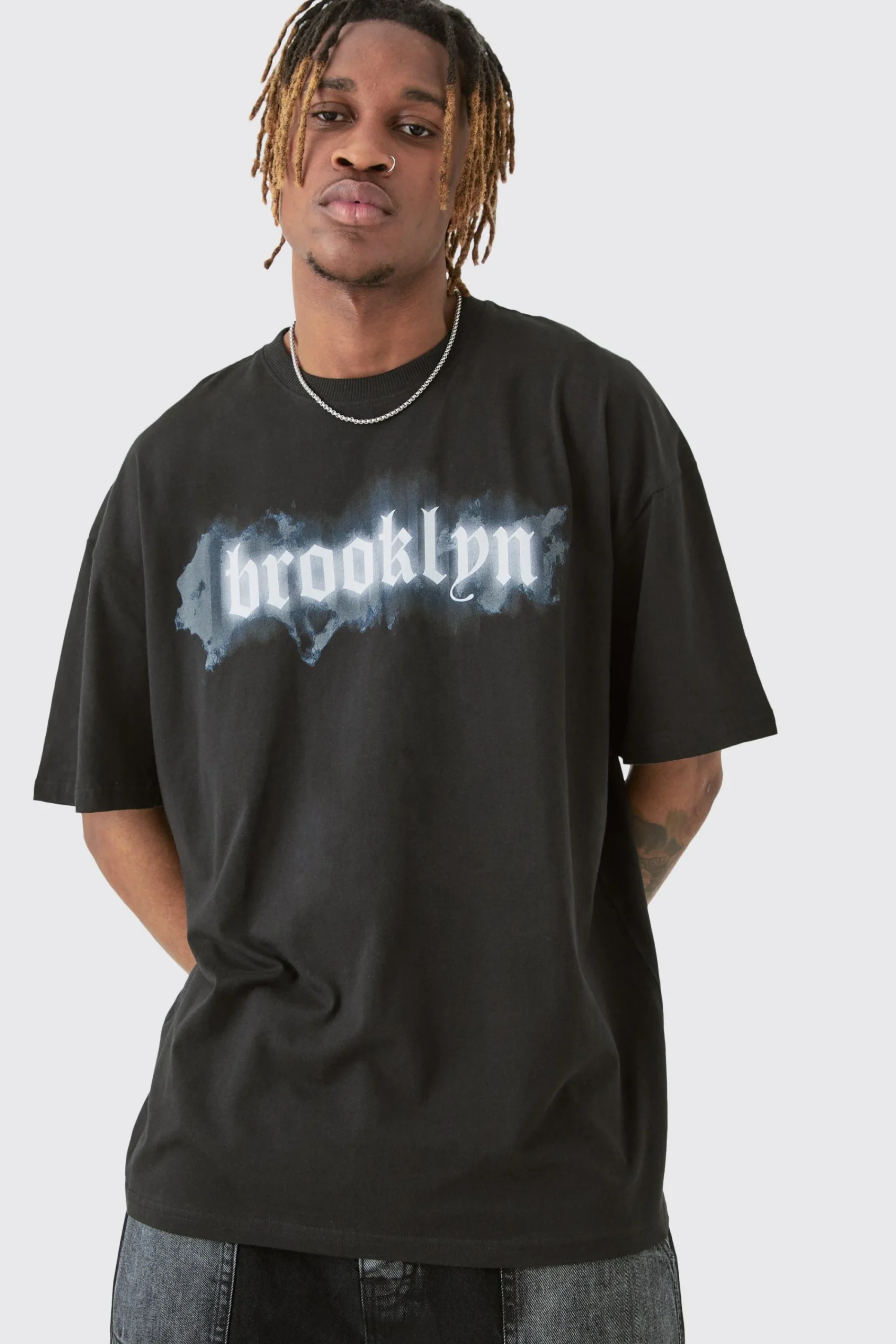 Tall Brooklyn T-shirt In | UK^boohooMAN Outlet