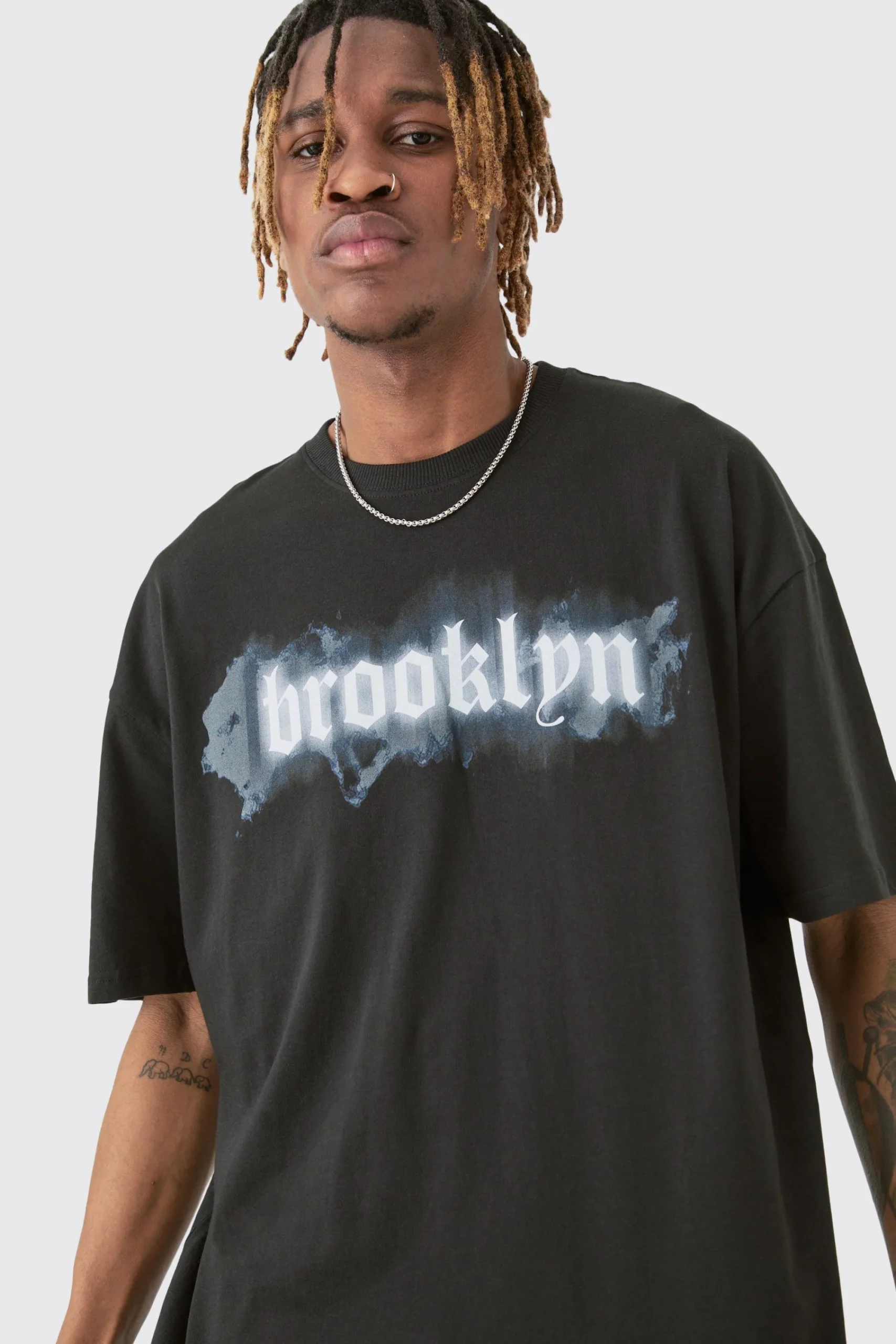 Tall Brooklyn T-shirt In | UK^boohooMAN Outlet