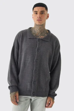 boohooMAN Tall Brushed Knit Overshirt | UK| Shirts