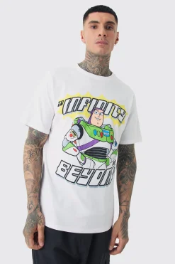 Tall Buzz Lightyear Infinity Printed Licensed T-shirt In | UK^boohooMAN New