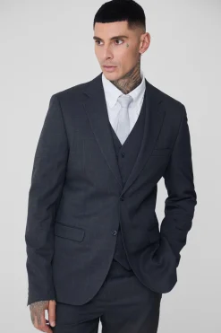 boohooMAN Tall Check Single Breasted Slim Fit Suit Jacket | UK| Suits & Tailoring|Sets & Co-Ords