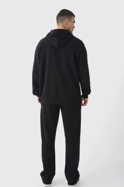 boohooMAN Tall Cherub Graffiti Graphic Hoodie & Relaxed Fit Jogger Tracksuit | UK| Tracksuits|Hoodies & Sweatshirts