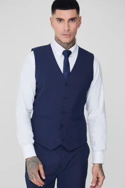 boohooMAN Tall Check Waistcoat | UK| Suits & Tailoring|Sets & Co-Ords