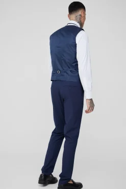 boohooMAN Tall Check Waistcoat | UK| Suits & Tailoring|Sets & Co-Ords