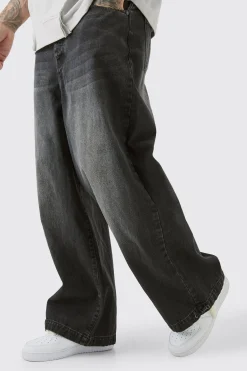 boohooMAN Tall Denim Parachute Jean | UK| Trousers|Jeans