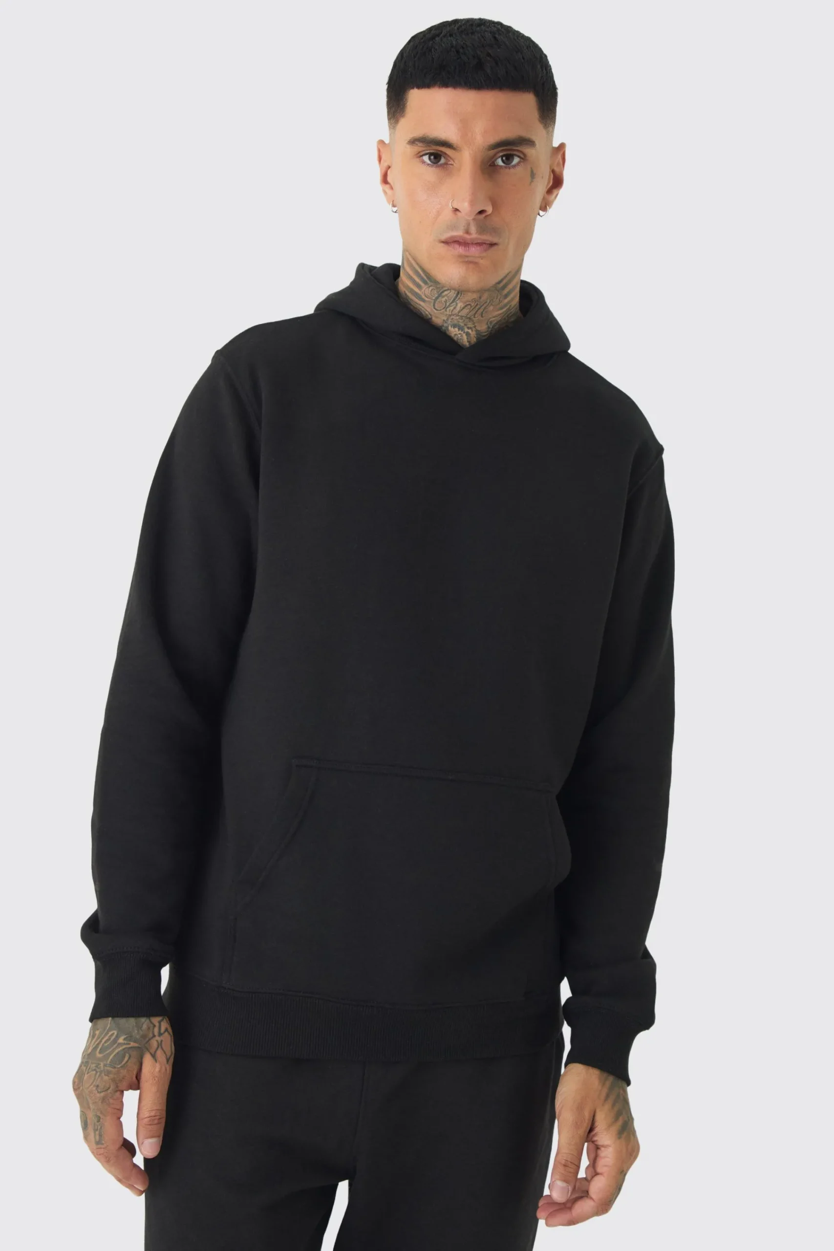 boohooMAN Tall Doberman Graphic Back Print Oversized Tracksuit | UK| Tracksuits