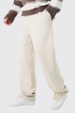 boohooMAN Tall Double Waistband Baggy Fit Jersey Bottoms In | UK| Trousers|Shorts